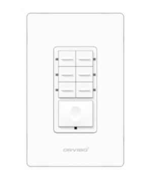 Botonera de 7 Escenas Inteligente ZIGBEE  Orvibo T10S7ZW-1UO