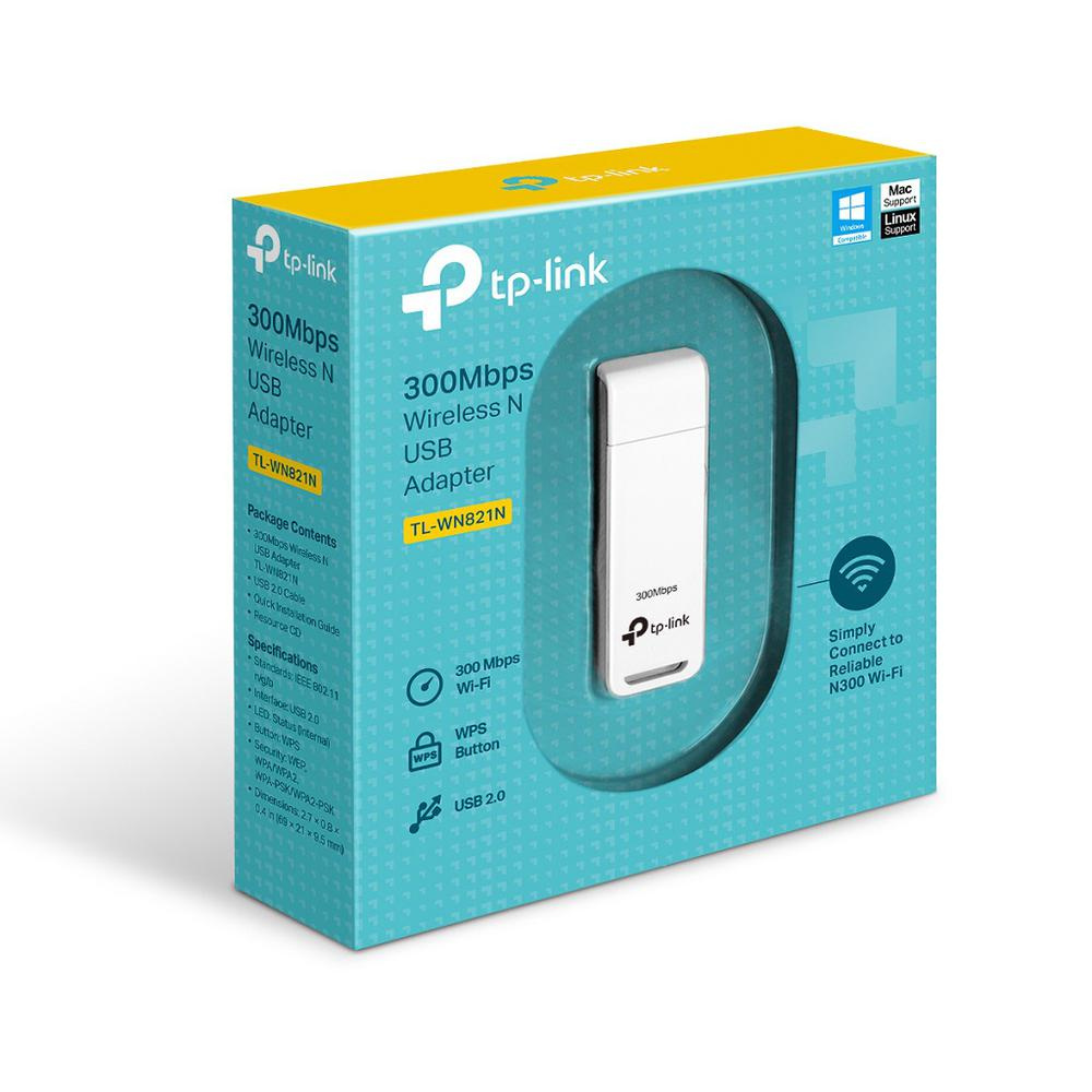 Adaptador USB  TP-LINK TL-WN821N